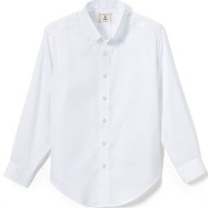 Lands' End Kids White Button Down Shirt